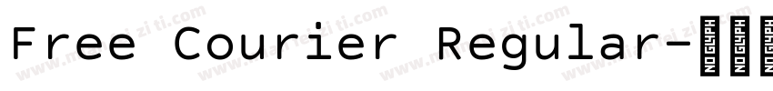 Free Courier Regular字体转换